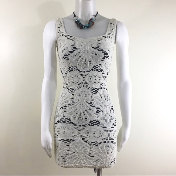 Free People Intimately Bodycon Stretchy Lace Dress Size Small - Picture 7 of 7